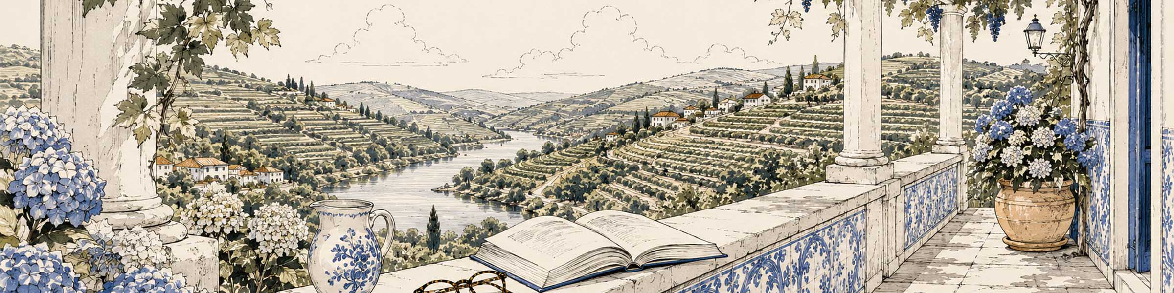Viñedos del Miño entre arquitectura y paisaje portugués